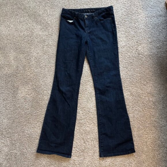 Michael Kors Low Rise Dark Wash Bootcut Jeans - size 4 - Picture 1 of 5